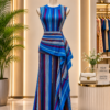 Fitted Jumpsuit. Made with Quality Ankara Fabric