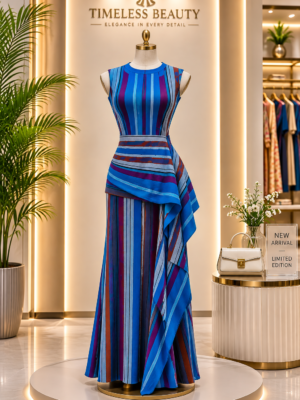 Fitted Jumpsuit. Made with Quality Ankara Fabric
